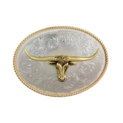 Westernwelt Buckle Von Montana Silversmith Longhorn