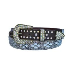 Westernwelt Damengürtel Regenbogen Diamond XL