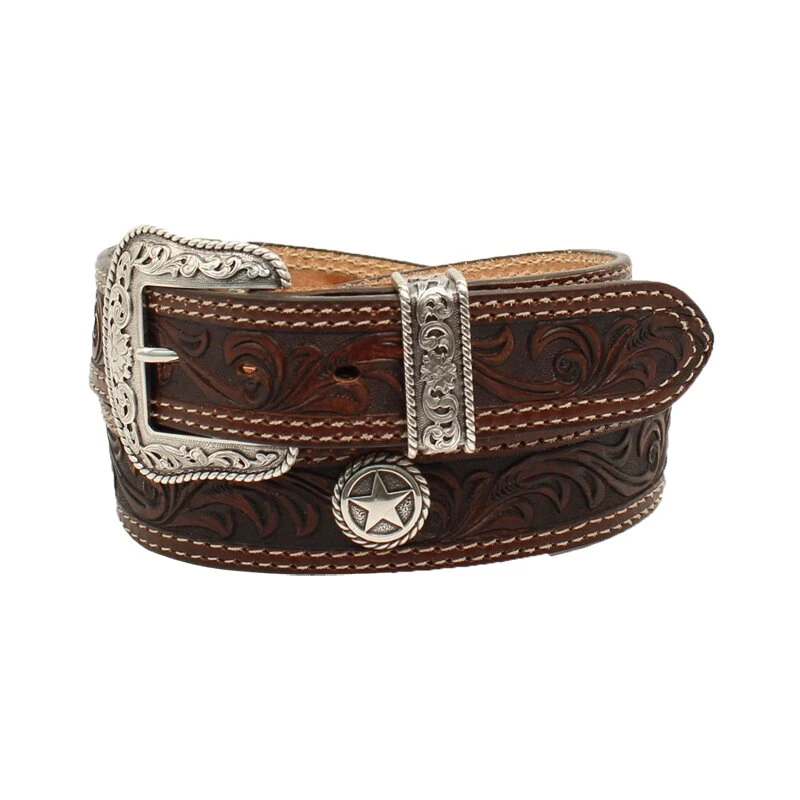 Westernwelt Gürtel Blume Mit Texasstern