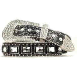 Westernwelt Damengürtel Strass Rita Schwarz