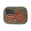 Westernwelt Buckle USA Kupfer