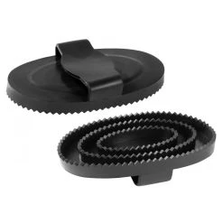 Westernwelt Striegel Aus Gummi Schwarz Groß