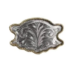 Westernwelt Kiltees Plain Silber Mit Goldrand