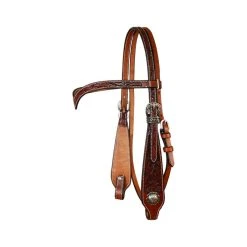 Westernwelt Kopfstück Blume Mit V-Stirnband