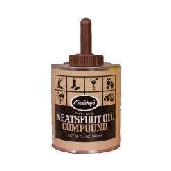 Westernwelt Leder Öl Fiebings Neatsfoot Oil Compound Mit Pinsel 946 Ml