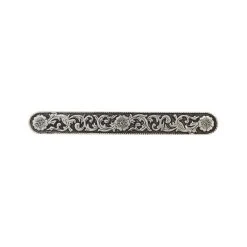 Westernwelt Number Pin Bar Floral Schwarz/silber