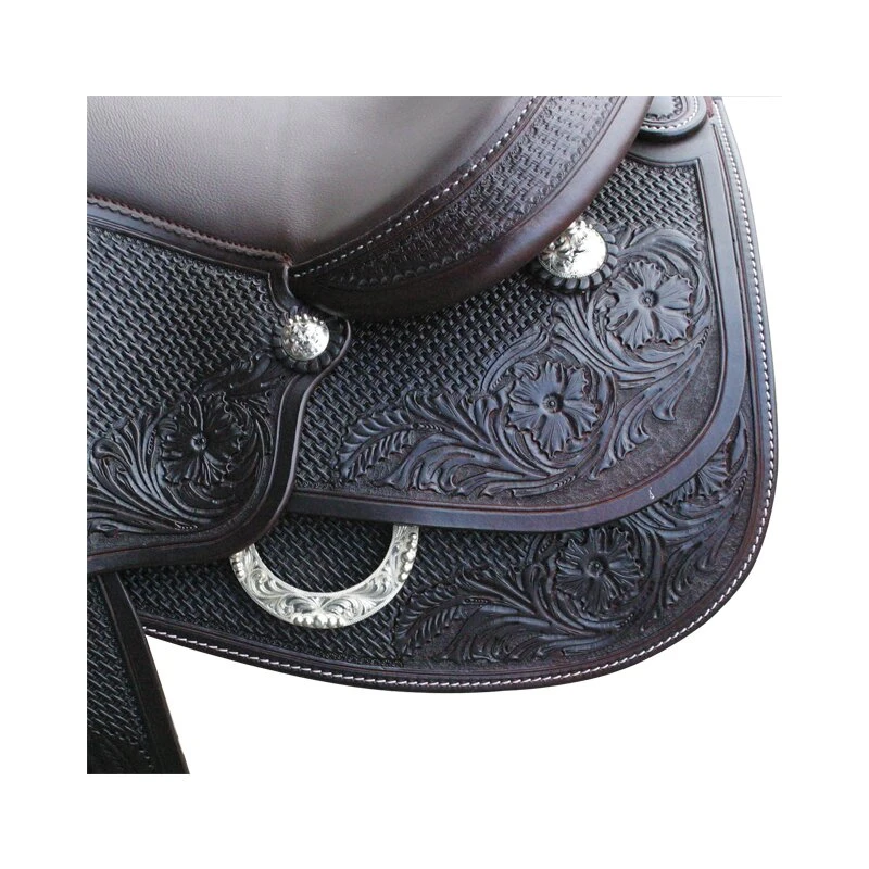 Westernwelt Westernsattel Pullman Blume Basket Reiner – Bild 2