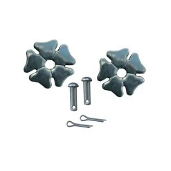 Westernwelt Sporenrädchen Kleeblatt Mit Achse Und Splint