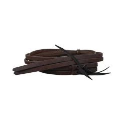 Westernwelt Zügel Aus Harnessleder Mit Dickem Ende Premium Dunkel Geölt